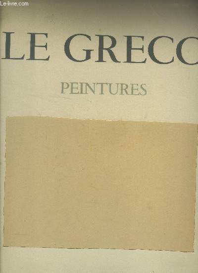 Le Greco : Peintures