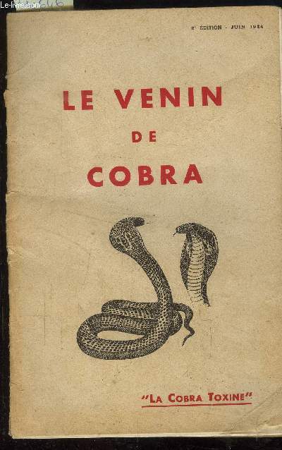 Le venin de Cobra