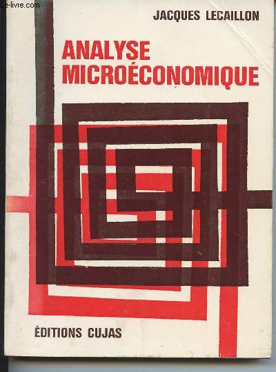 Analyse Microconomique ( Collection 