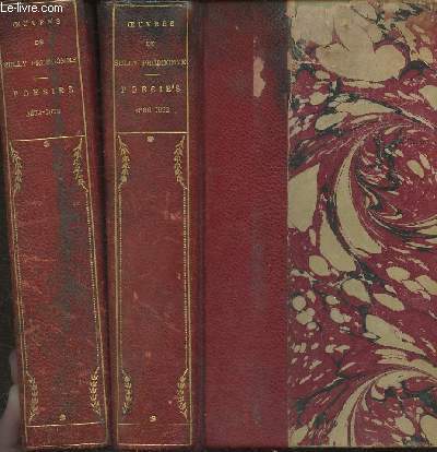 Oeuvres de Sully Prudhomme Posies , 2 volumes: De 1866  1872 et de 1872  1878.
