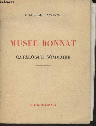Muse Bonnat- Catalogue sommaire+ Cartes illustrees en couleurs