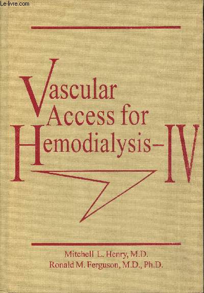 Vascular Access for Hemodialysis - IV