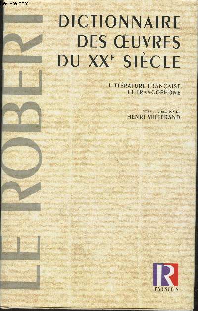 Dictionnaire des oeuvres du XXe sicle (Collection 