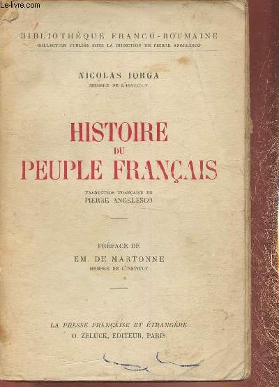 Histoire du peuple franais (Collection 