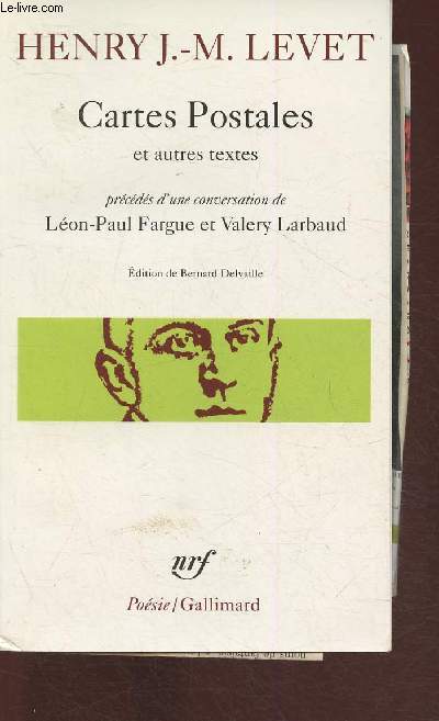 Cartes postales et autres textes prcds d'une conversation de Lon-Paul Fargue et Valery Larbaud