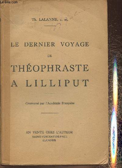 Le dernier voyage de Thophraste  Lilliput