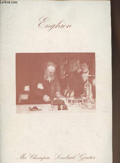 Catalogue de vente aux enchres/6-7 novembre 1983- Enghien, hotel des ventes- Bibliothque gastronomique et oenologique