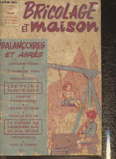 Balanoires et agrs, lampadaire tourne, le depannae radio etc /Bricolage et maison n57 aout 1954
