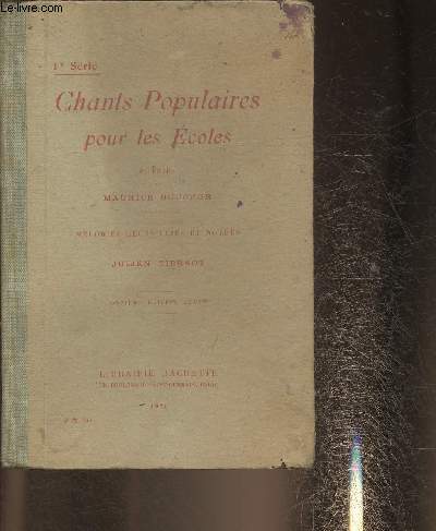 Chants populaires pour les coles, Posies par Maurice Bouchor