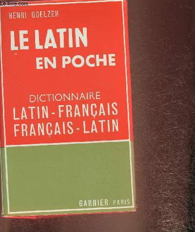 Le latin en poche- Dictionnaire Latin-Franais, Franais-Latin