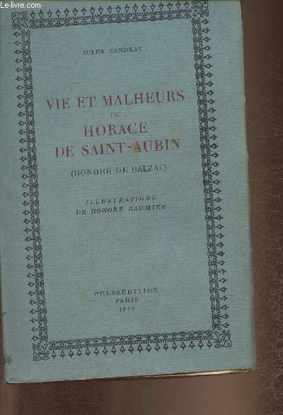 Vie et malheurs de Horace de Saint-Aubin(Honor de Balzac)