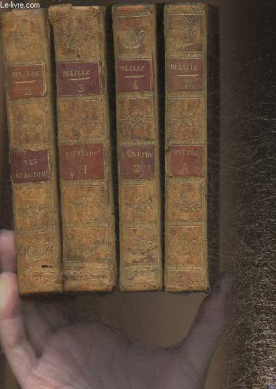 Oeuvres de Jacques Delille Tomes 2  6 (4 volumes, tome 5 manquant)