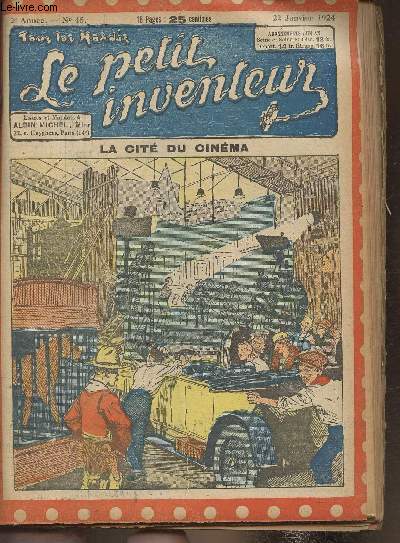 Le petit inventeur n45- 22 Janvier 1924- La cit du Cinma
