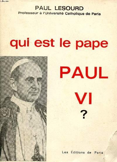 Qui est le pape Paul VI?