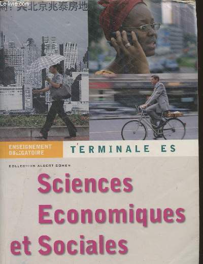 Sciences conomiques et sociales- Terminale ES (enseignement obligatoire)
