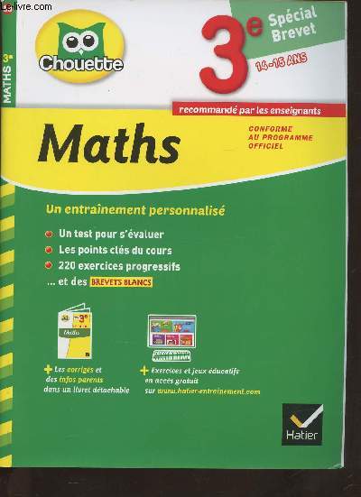 Maths 3e (14-15 ans)