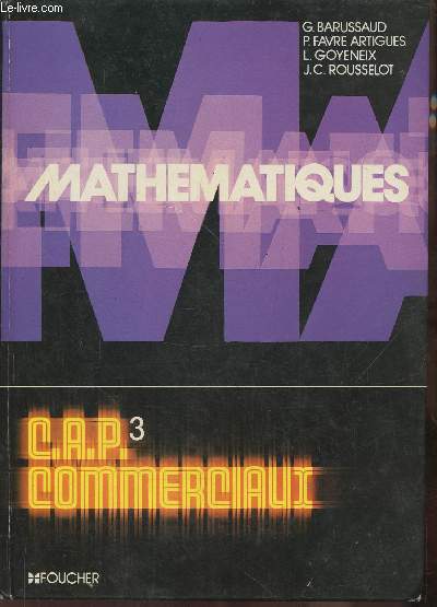 Mathmatisues C.A.P commerciaux 3e anne