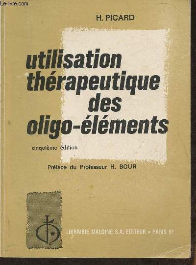 Utilisation thrapeutique des oligo-lments