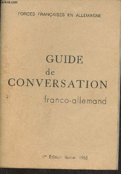 Guide de conversation franco-allemand