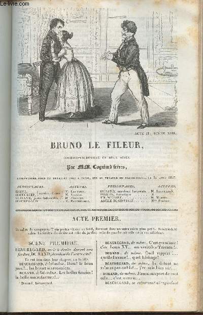 Bruno le fileur- Comdie-Vaudeville en 2 actes