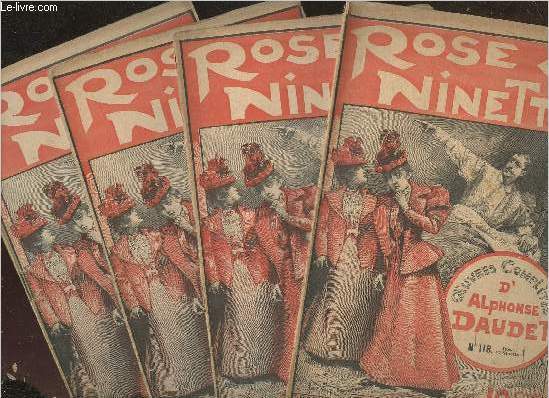 Rose et Ninette n118  121 (5 volumes)- Oeuvres compltes d'Alphonse Daudet
