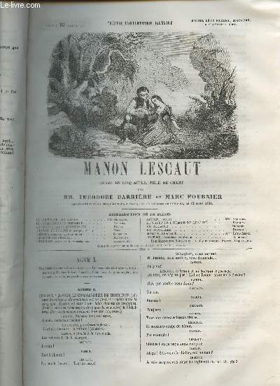 Manon Lescaut- Drame en 5 actes, ml de chant