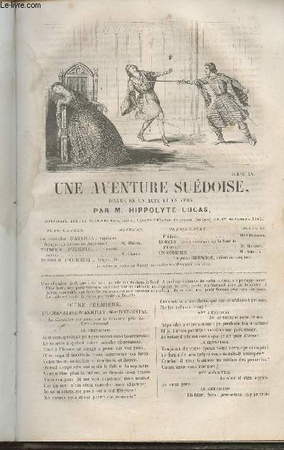 Une aventure sudoise- Drame en un acte et en vers