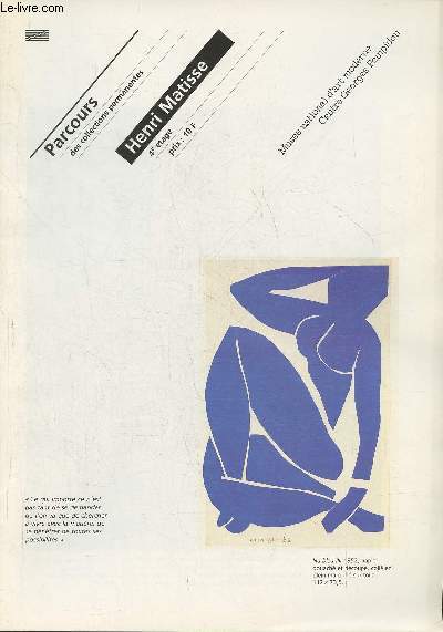 Parcours des collesctions permanentes- Henri Matisse, 4e tage- Centre Georges Pompidou