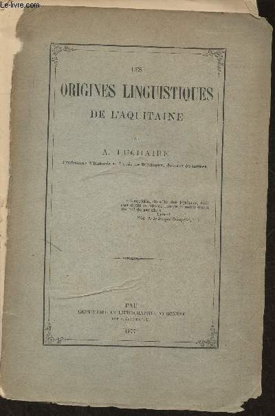 Les origines linguistiques de l'Aquitaine