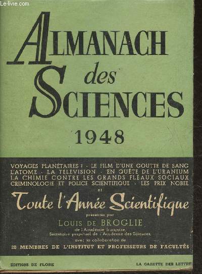Almanach des sciences 1948