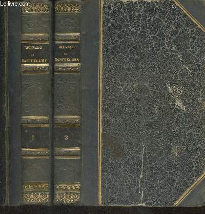Oeuvres de Barthlemy et Mry Tomes I et II (2 volumes)- Napolon en Egypte, Waterloo, Le fils de l'homme, Les douze journes/ Nmsis