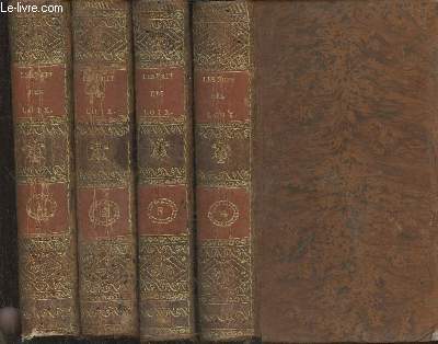 De l'esprit des loix Tomes I  IV (4 volumes)