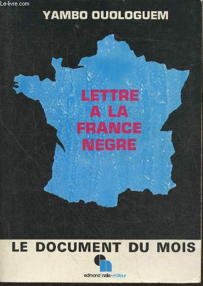 Lettre  la France Ngre (Collection 