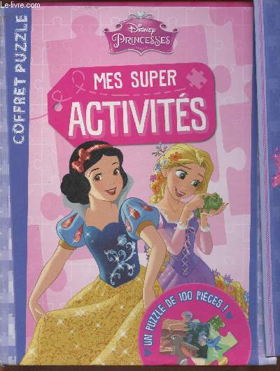 Mes super activits- Coffret puzzle (Disney princesse)