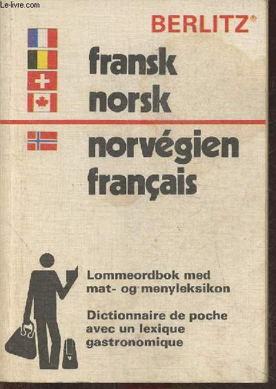 Fransk-Norsk/Franais-Norvgien- Dictionnaire de poche avec un lexique gastronomique