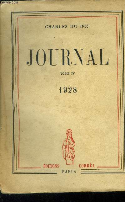 Journal Tome IV 1928