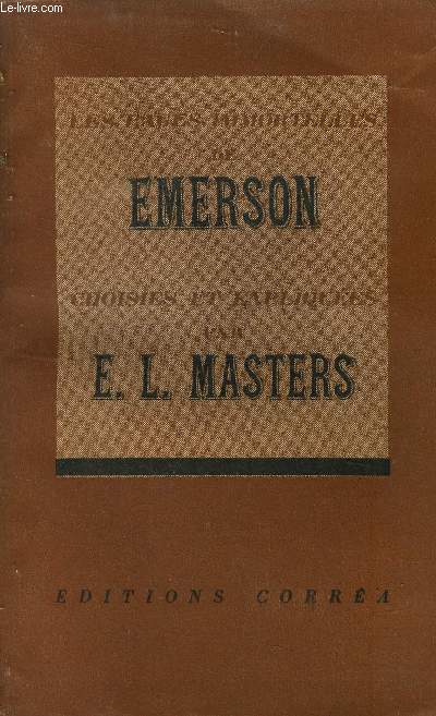 Les pages immortelles de Emerson