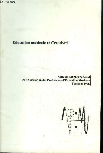 Education musicale et crativit