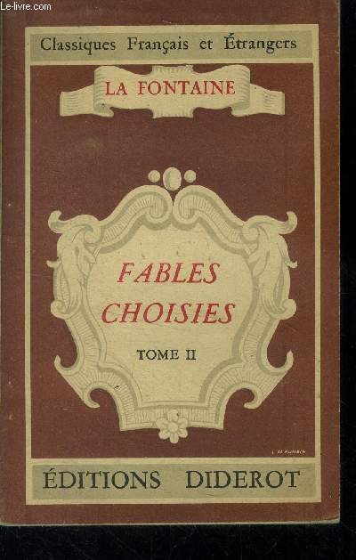 Fables choisies Tome II