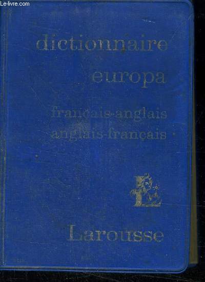 Dictionnaire europa franais anglais / anglais franais