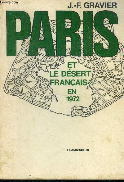 Paris et le dsert franais en 1972