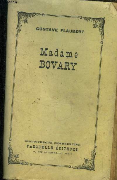 Madame Bovary - Moeurs de province