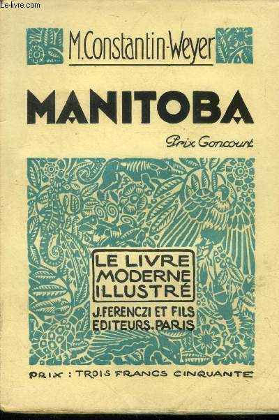 Manitoba,N 109 Le livre moderne Illustr.