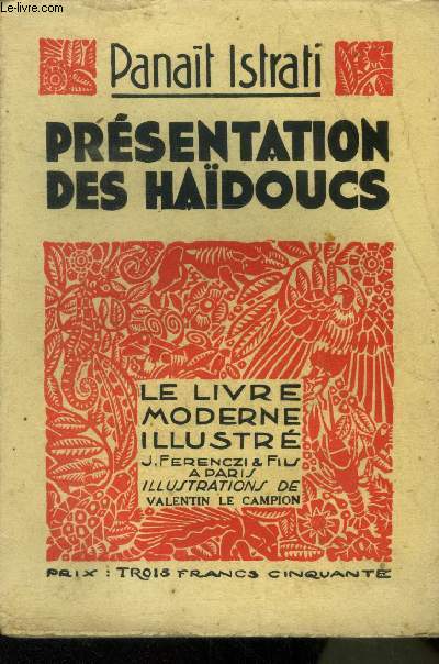 Prsentation des haidoucs,N 195 Le livre Moderne Illustr.