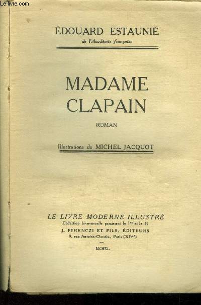 Madame Caplain, Le livre moderne illustr N343