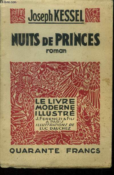 Nuits de Prince,Collection Le livre moderne Illustr.