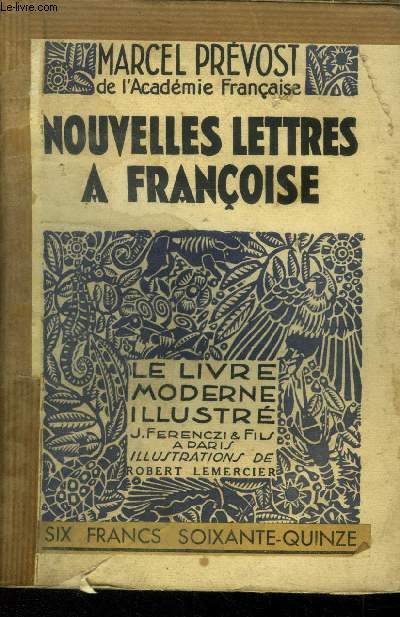Nouvelles lettres  Franoise,Collection Le livre moderne Illustrn n155