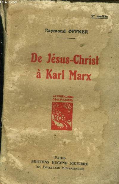 De Jsus-Christ  Karl Marx