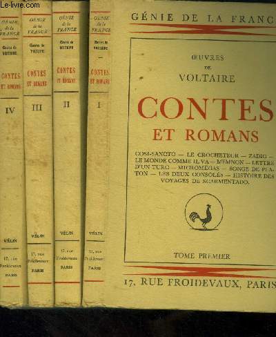 Contes et romans Tome I, II, III et IV