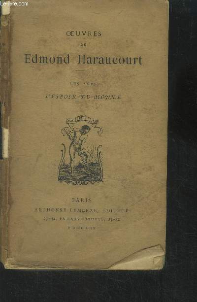 Oeuvres de Edmond Haraucourt